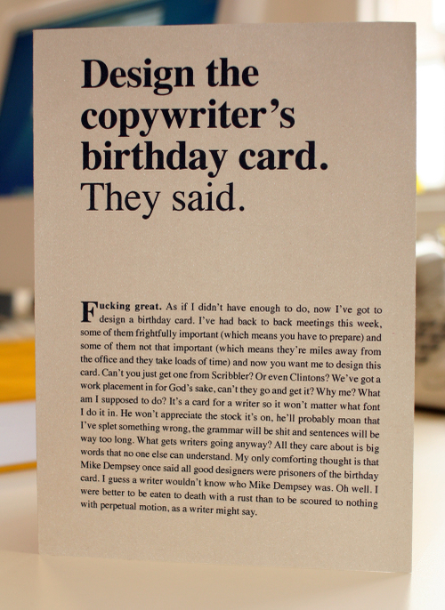 Copywriterscard